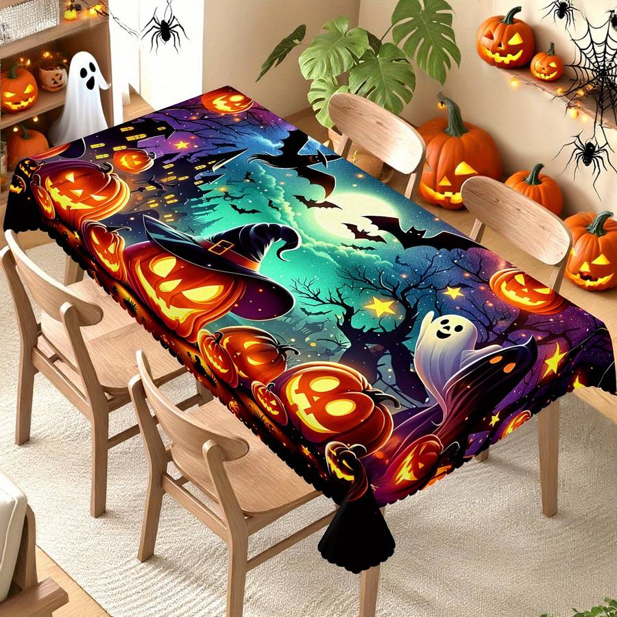 Halloween tablecloth decoration size Rectangle 60x120in or 150x305cm