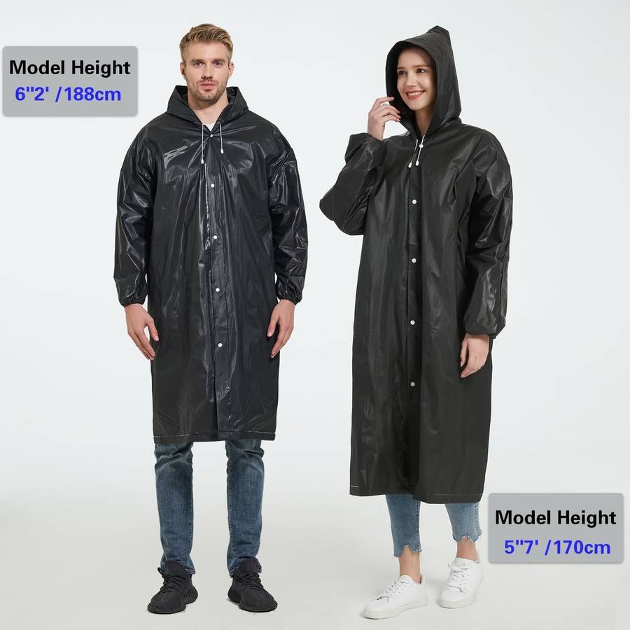Raincoat Black Size  One Size Fits All