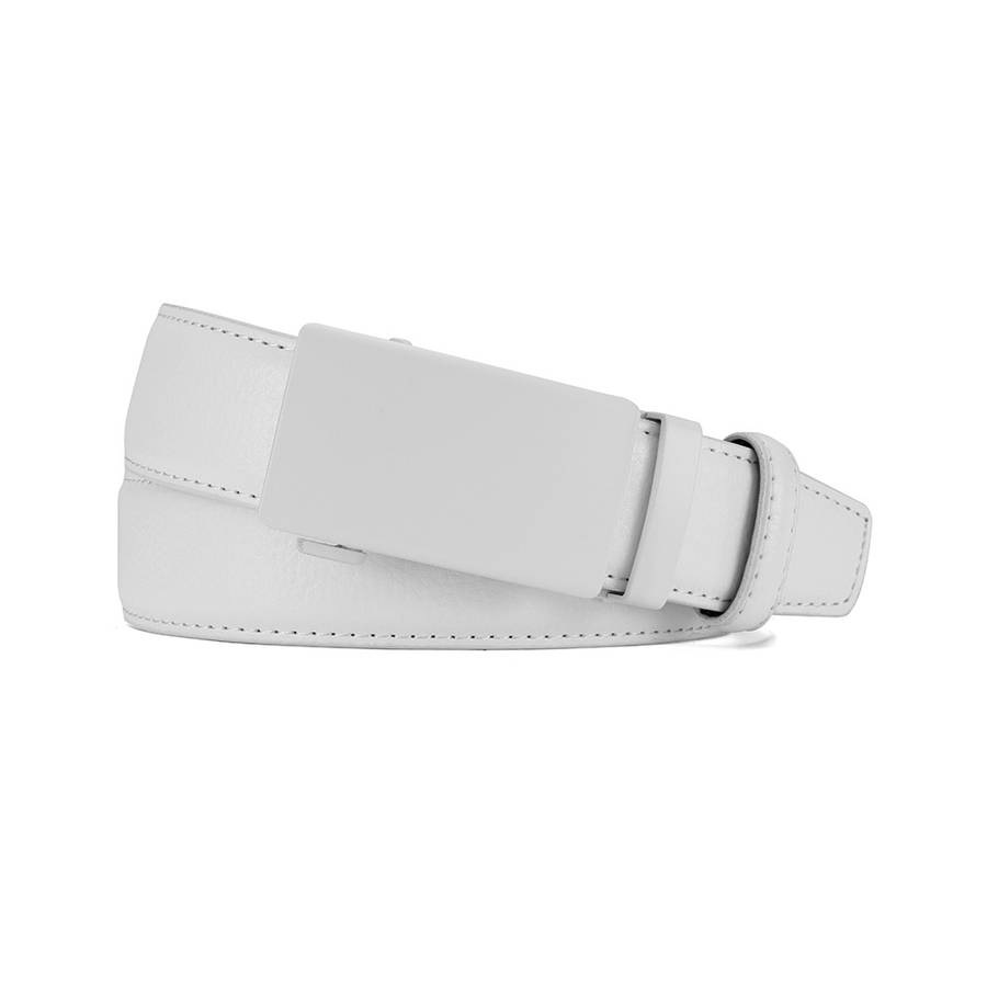 Belt Color White Size 28 To 34 Waist 105Cm