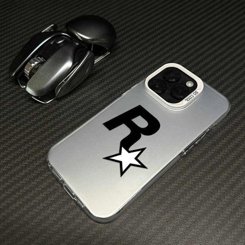 1Pc Blue For iPhone 7 Plus 8 Plus R Star Pattern Phone Case