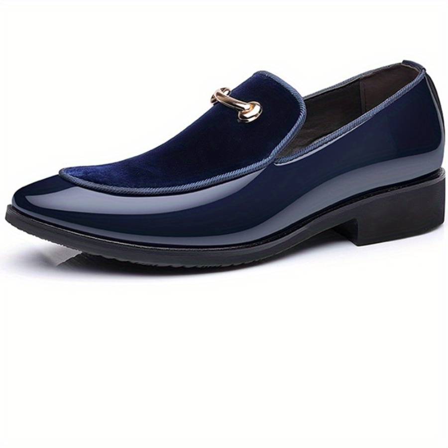 Mens Leather Shoes Color Blue Sizeuk 7