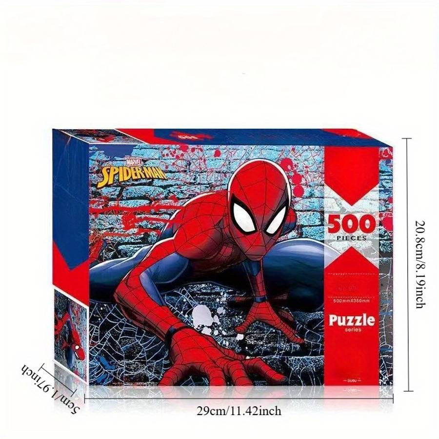 500pcs Jigsaw Puzzle for Adults Challenging Educational Vibrant Superhero-Themed