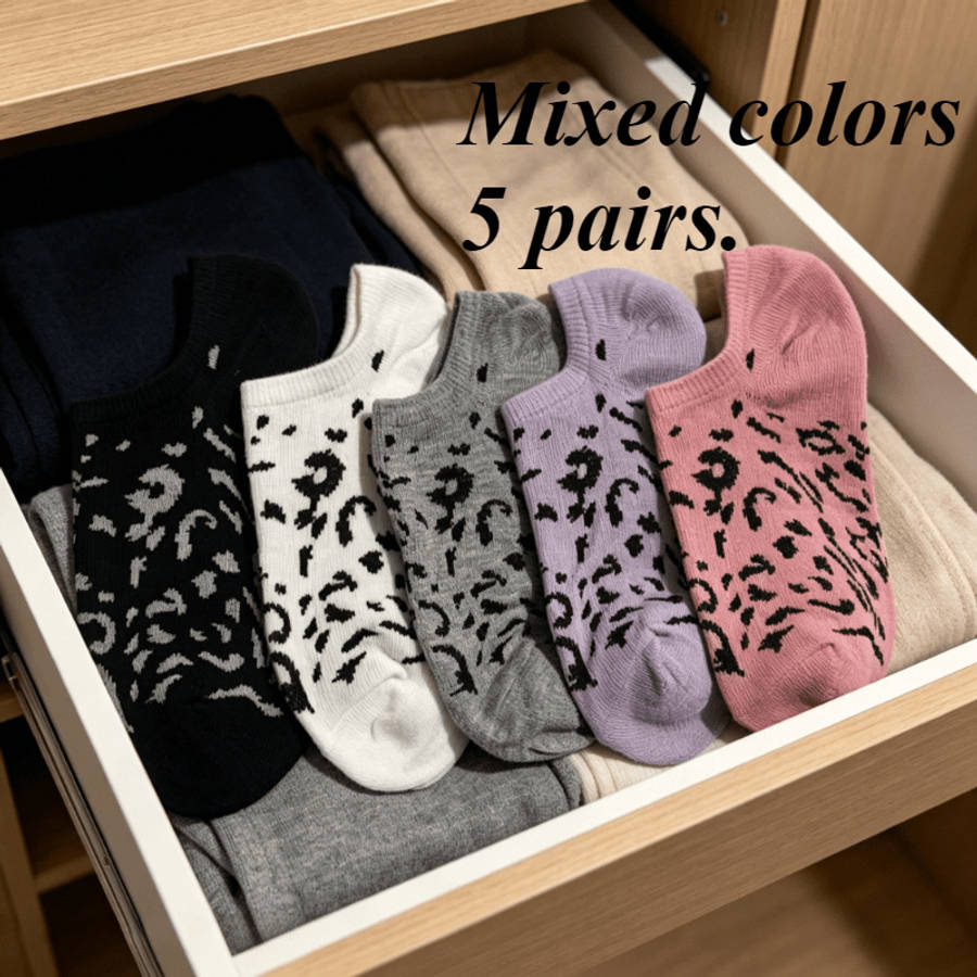 Women S Socks Color Mixed Color5 Pairs Size Onesize