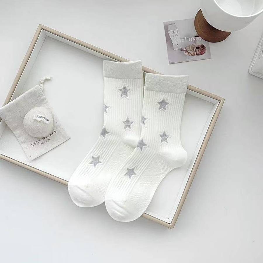 Women S Socks Color White Quantity 6 Pairs