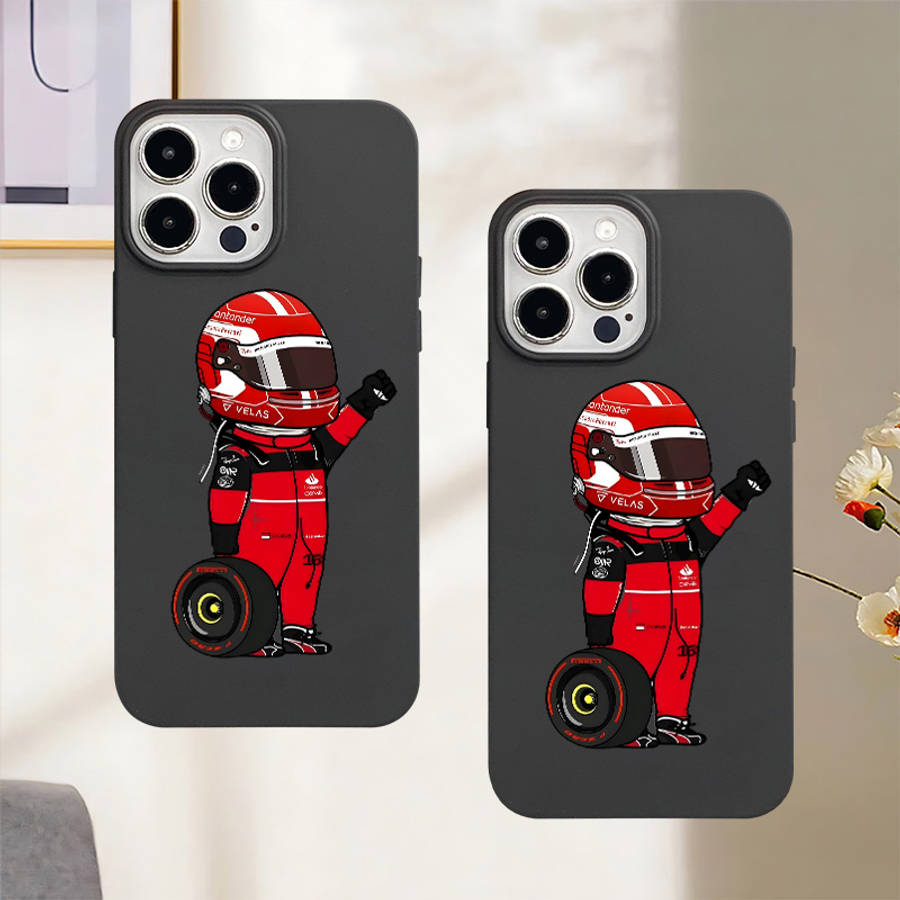 1Pc Black For iPhone 12 Pro Max Sports Car Men Phone Case