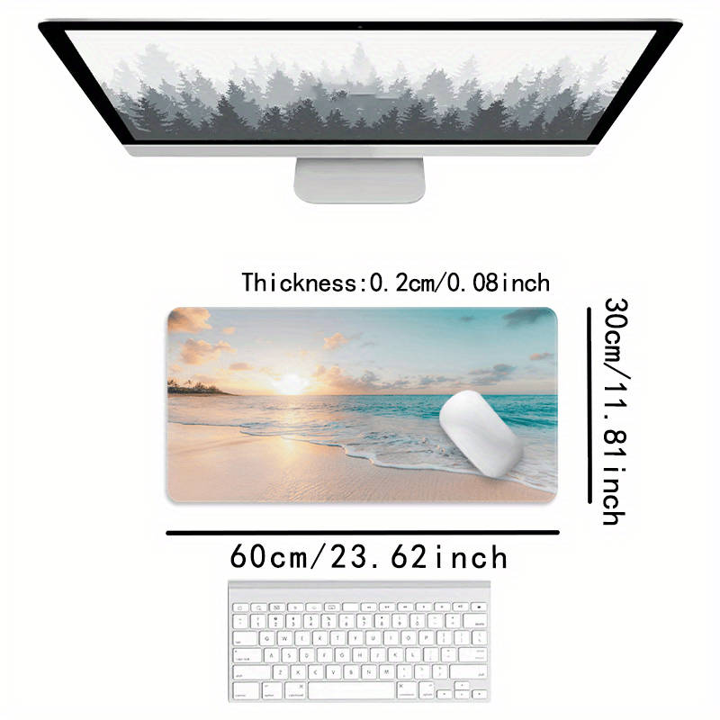 Mouse Pad Size 23.62X11.81Inch