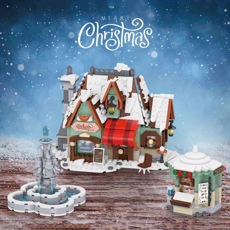 Building Toy Architectural Model Toy Set Size Santa S House