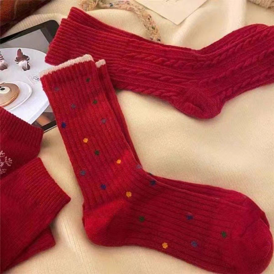 Women S Socks Color 4 Pairs Mix And Match Size Onesize