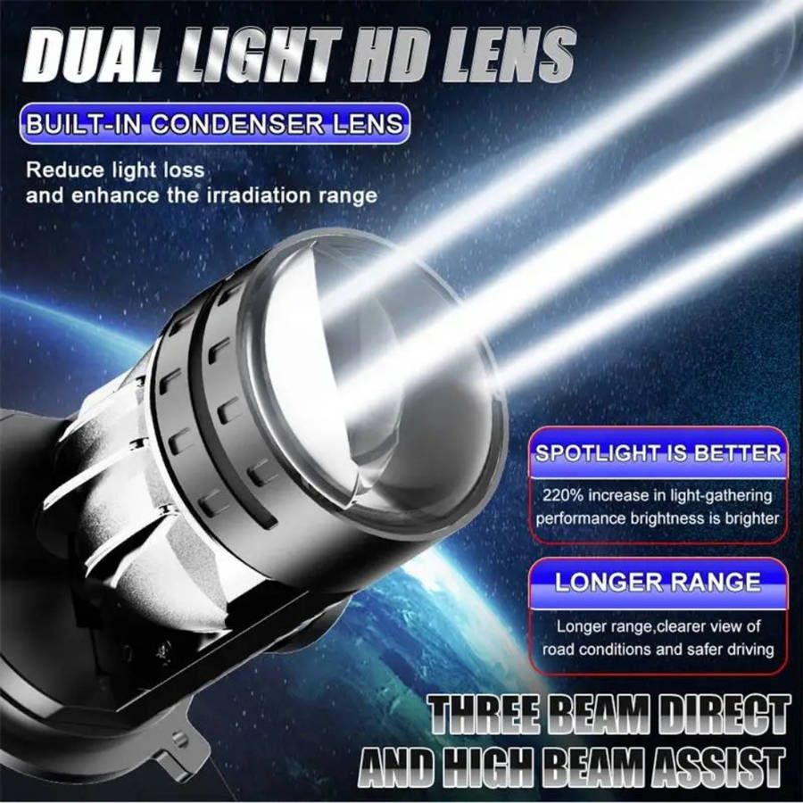 Car Lights Color 2Pcs H4