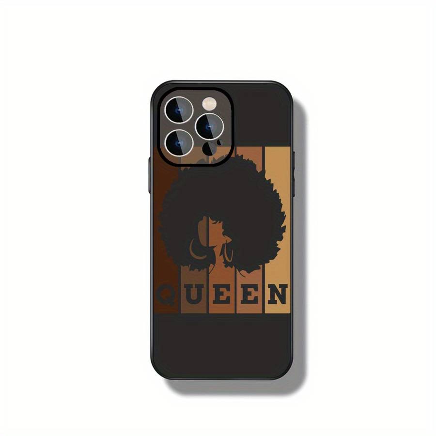 1Pc Ivory White For iPhone 16 Pro African Women Phone Case