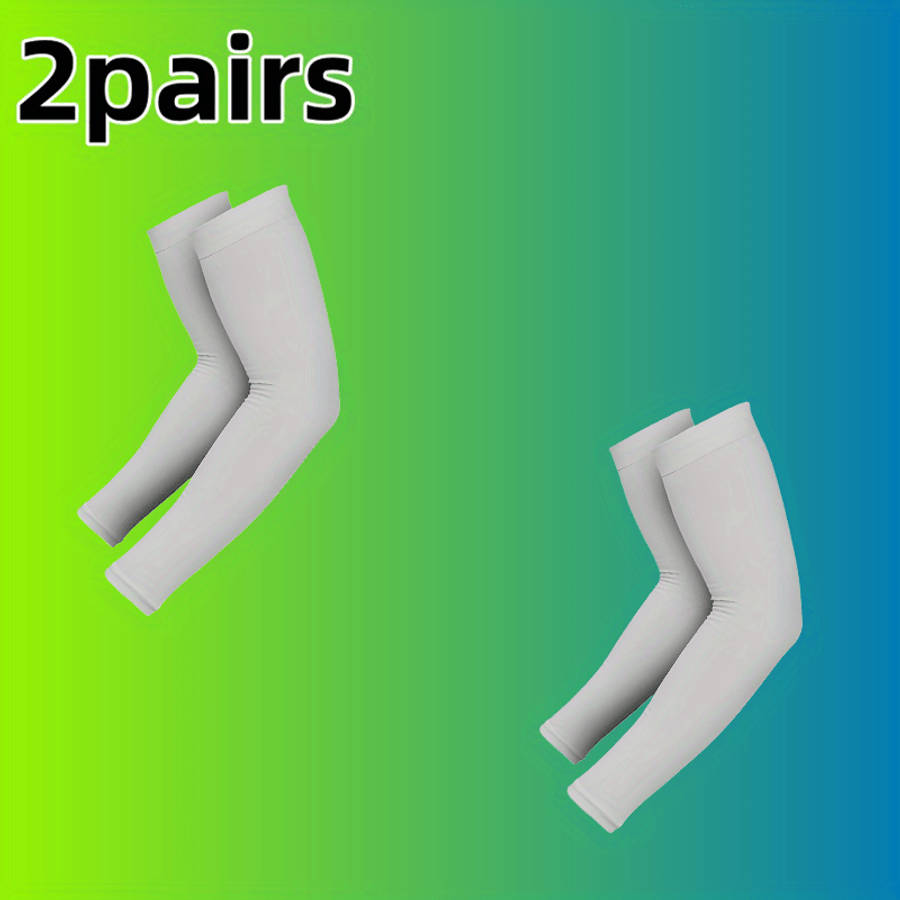 Sunscreen Sleeves Color Orange & Orange Set Of 2