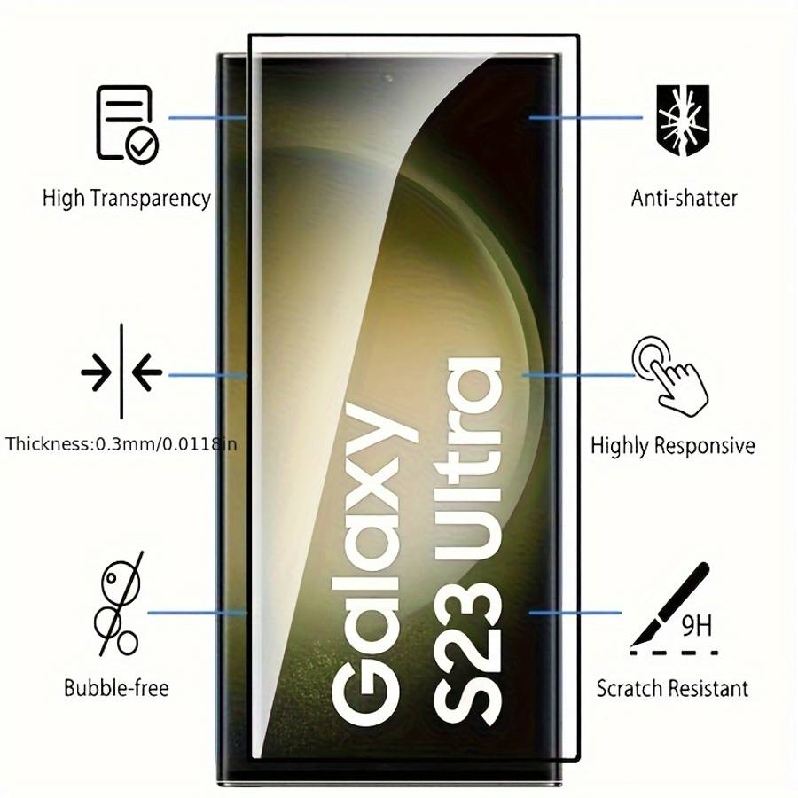 Screen Protector Compatible Model Samsung Galaxy S23 Ultra