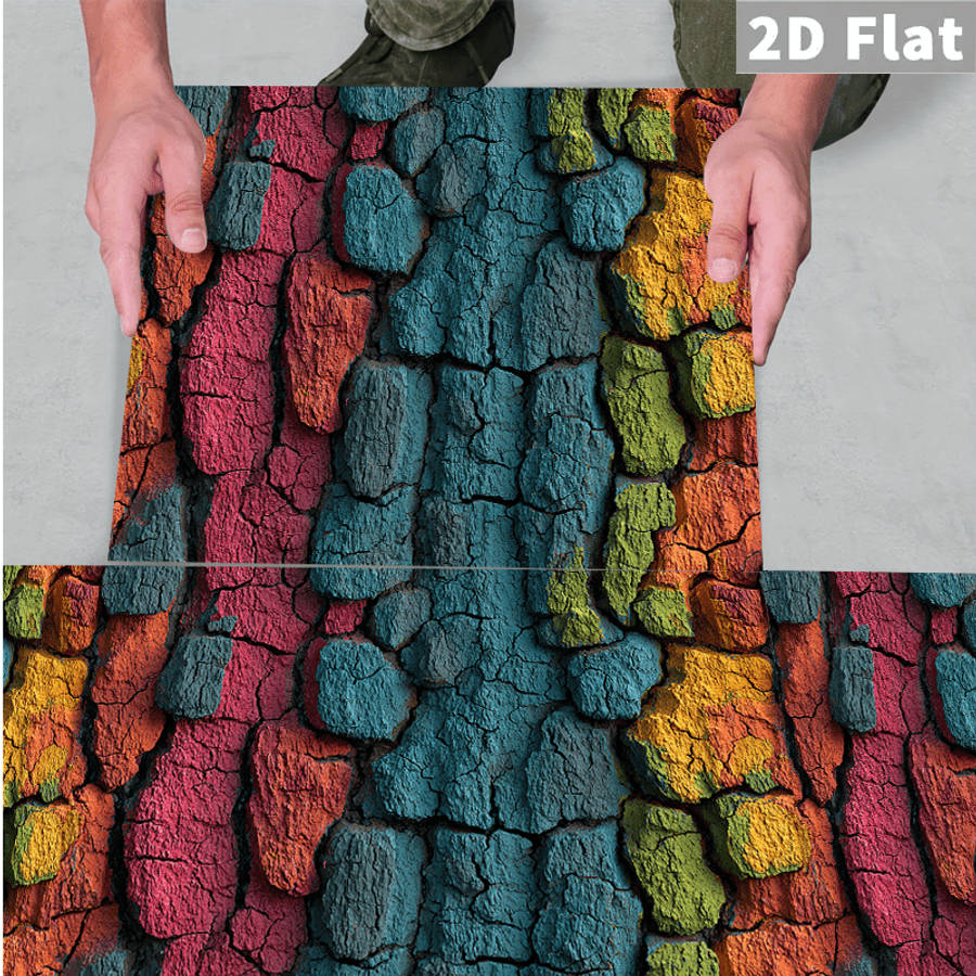 Self Adhesive Floor Stickers 11.81X11.81In30X30Cm