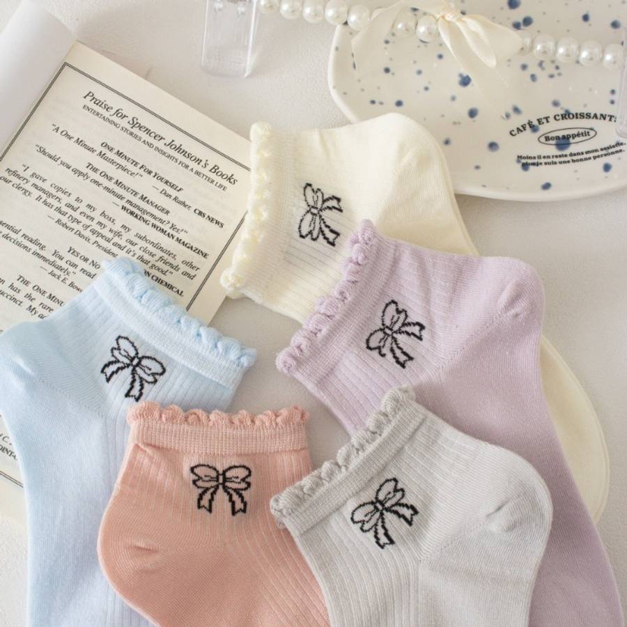 Women S Socks Color Mixed Color5 Pairs Size Onesize