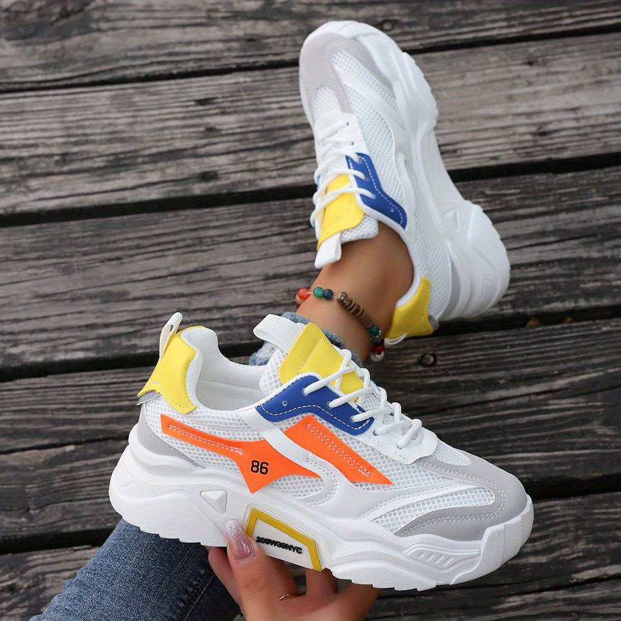 Women S Sneakers Color Blue And White Sizeuk 6