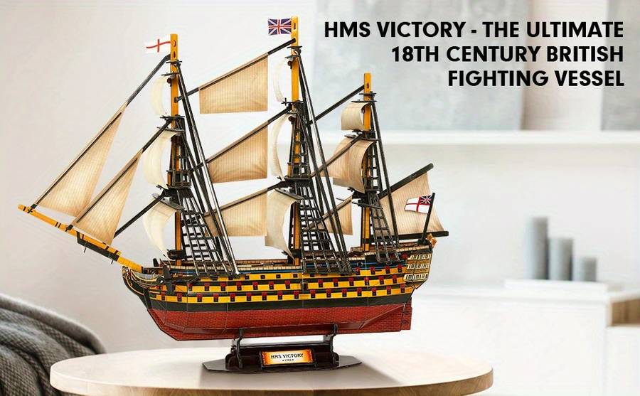 3D Jigsaw Puzzle Model Ship Items Hms Victory