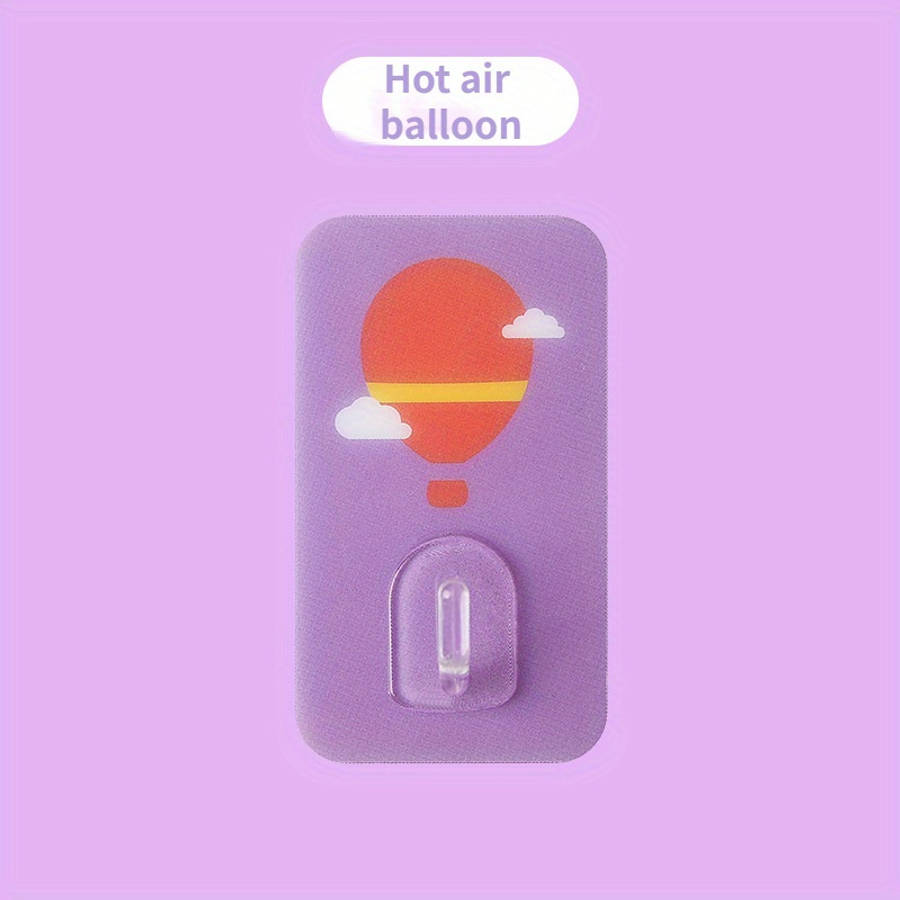 Set Of 5 Adorable Cartoon Wall Hooks That Are Adhesive And Items Random