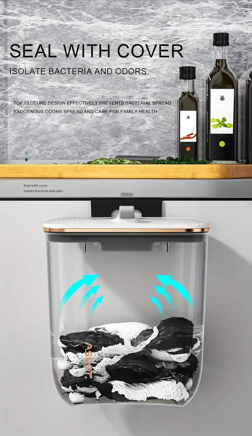Garbage Can Color White