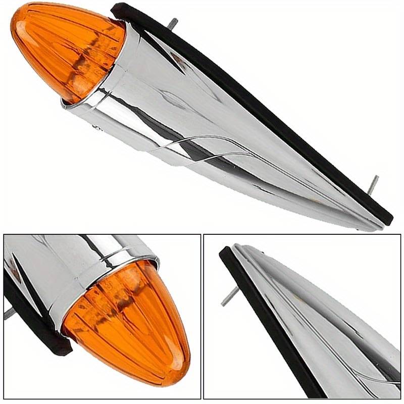 1pc Car Roof Cab Light with Mat Chrome Shell for 12V Pick-up Trucks Lorries Roof Top