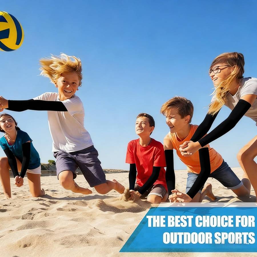 Sunscreen Sleeves Color 10 Pairs 5 Pairs Black 5 Pairs White