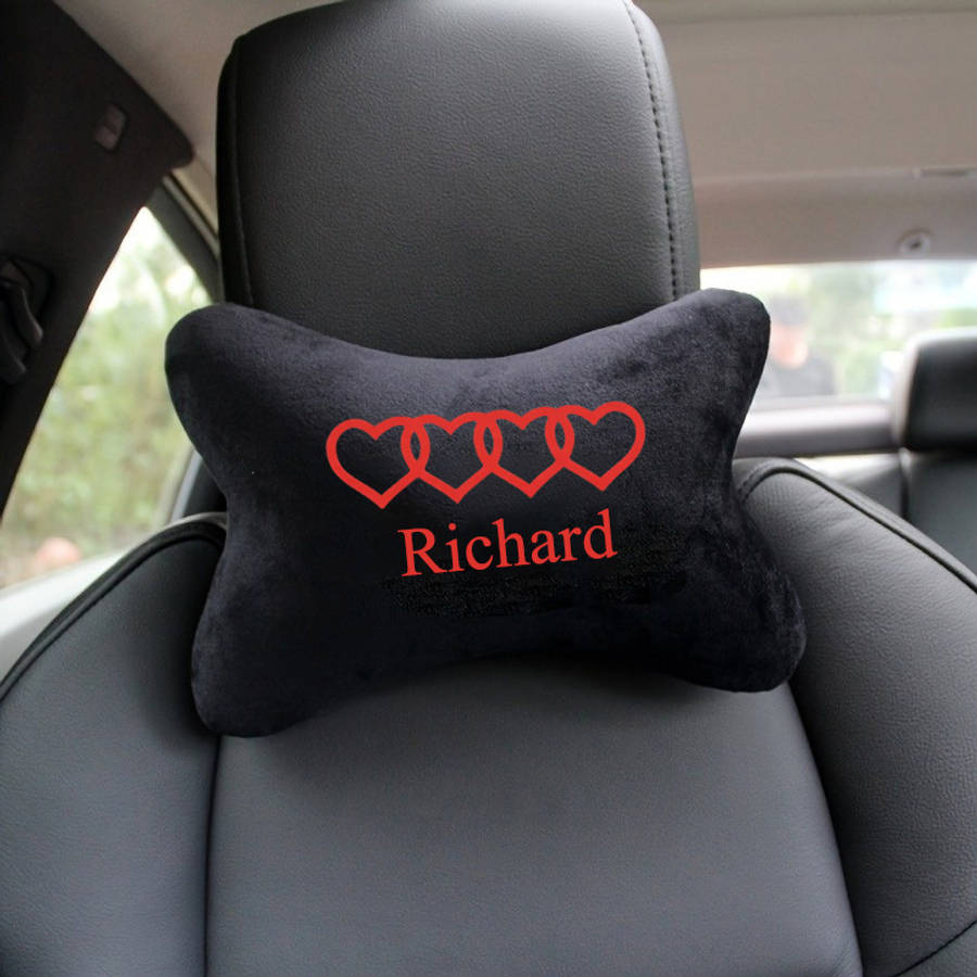 Car Seat Cushion Love Style Font 5