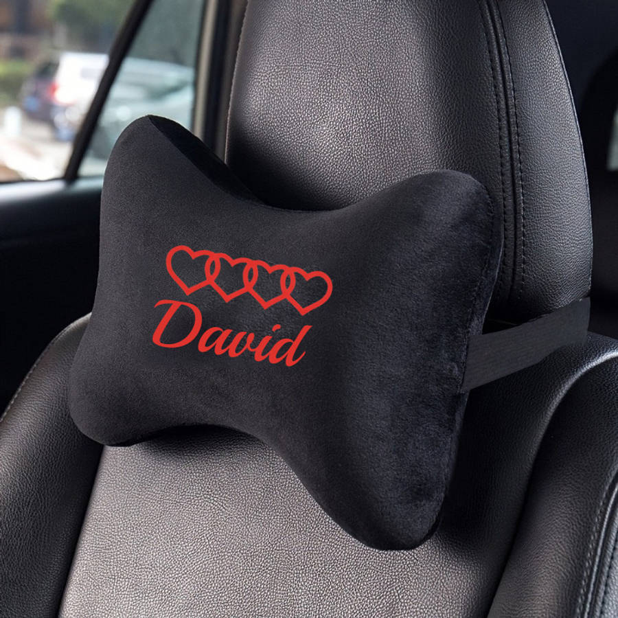 Car Seat Cushion Love Style Font 5