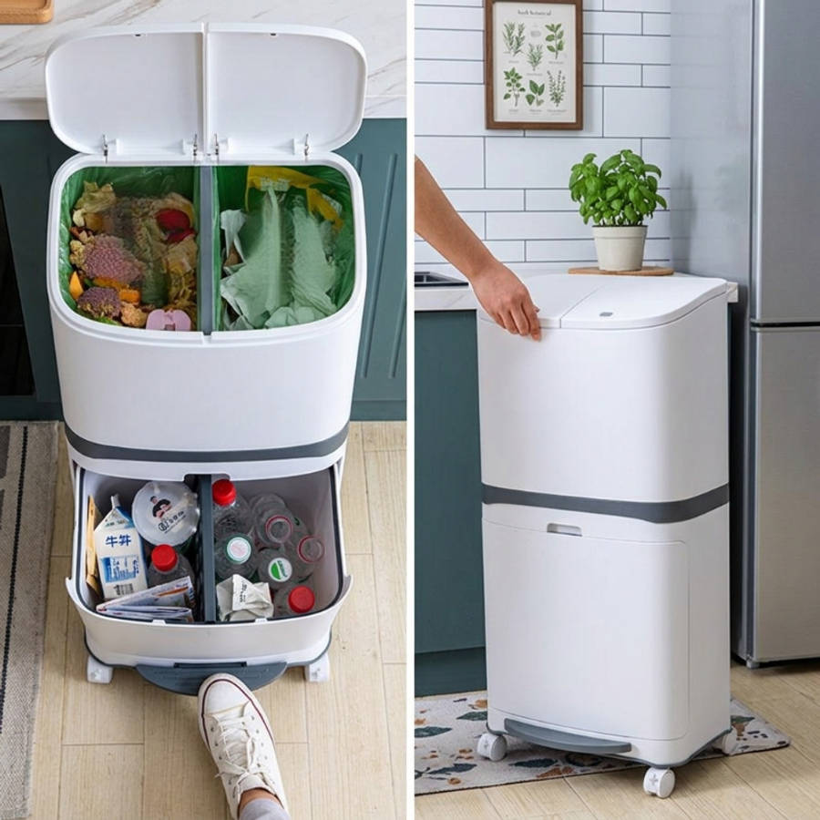 Garbage Can Model White