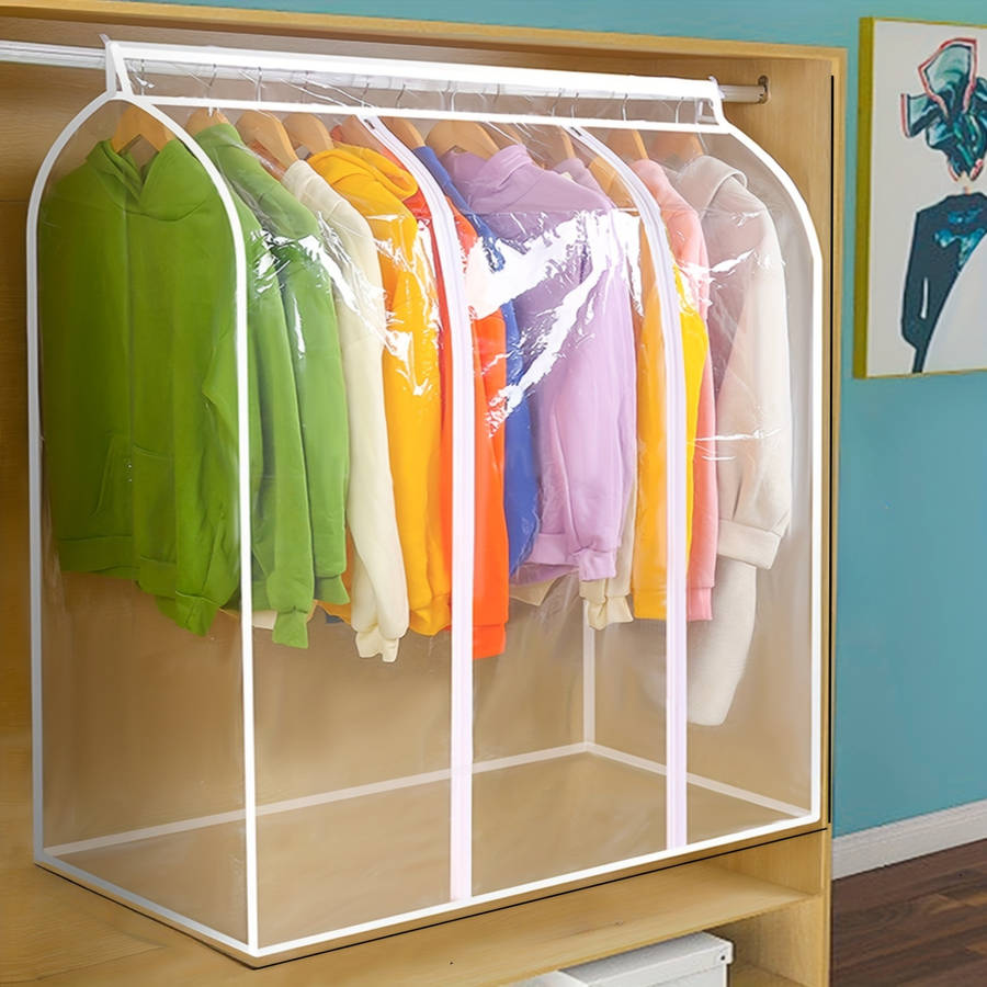 Clothing Dust Bags Color Transparent White Trumpet Sizeonesize