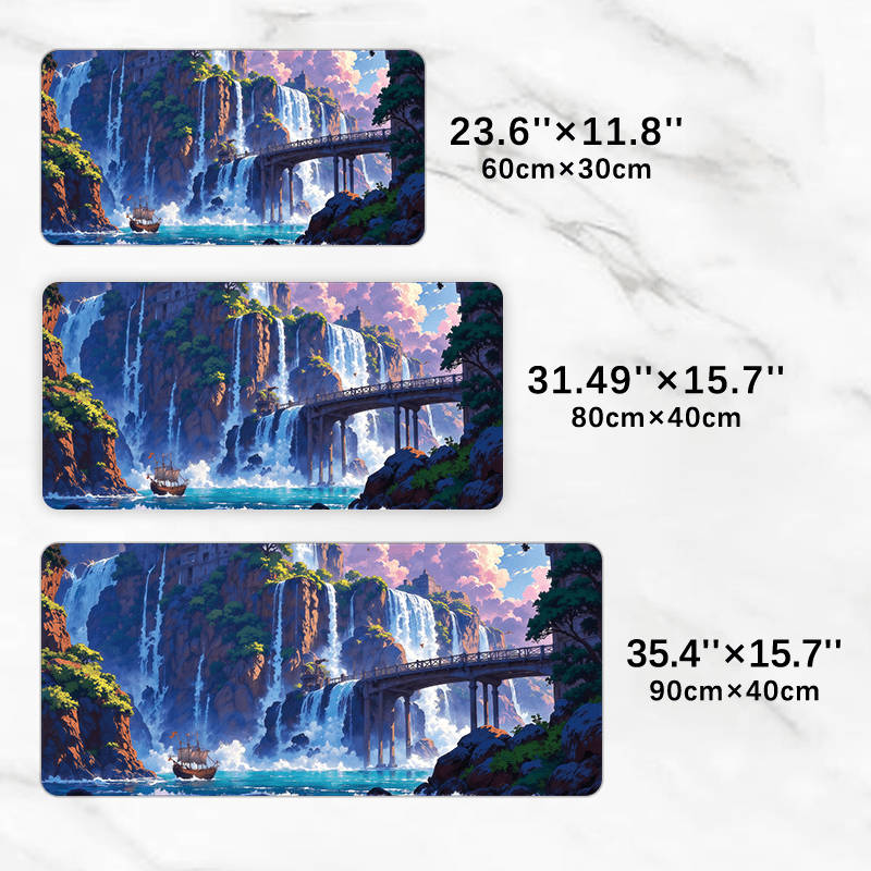 Mouse Pad Size 31.4X15.7Inch