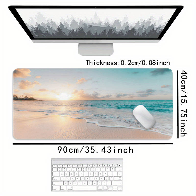 Mouse Pad Size 23.62X11.81Inch