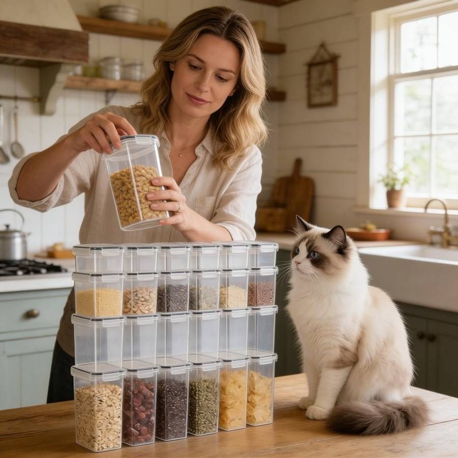 Sealed Jar Applicable People Shiny 16Pc Storage Jar Styledlnnn5714