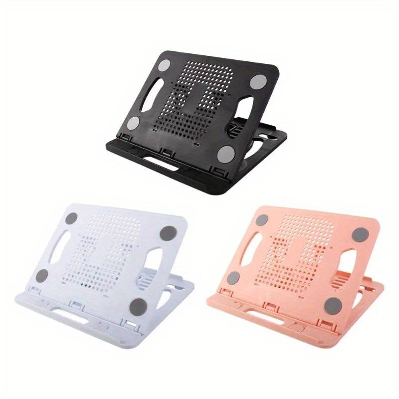 Computer Stand  Size 25.4To 33.02 Cm Items Pink Rotatable Base Laptop Stand
