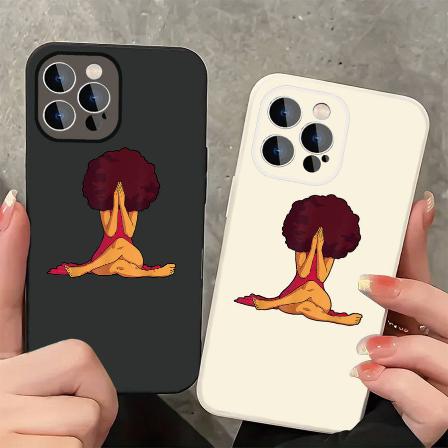 Black For iPhone Hidden Emotions Pattern Phone Case