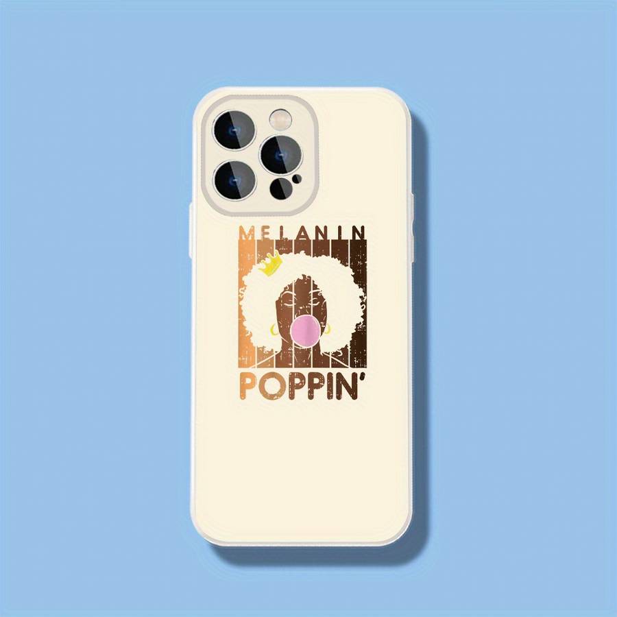 1Pc Black For iPhone 11 Melanin Queen Style African Phone Case