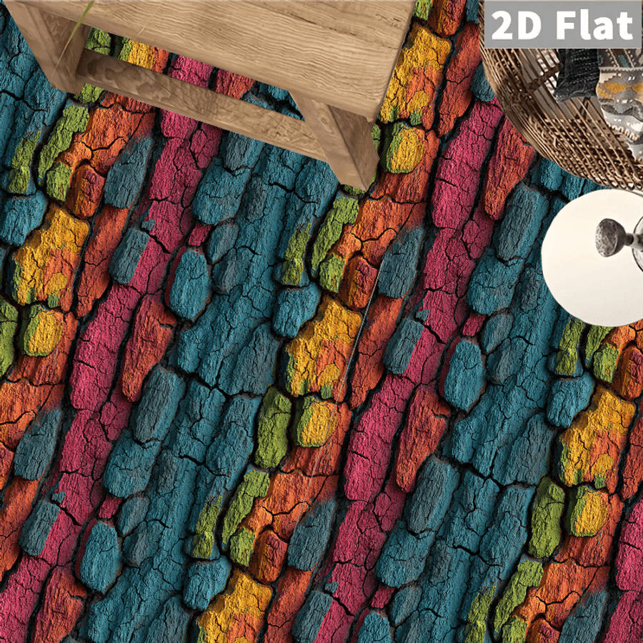 Self Adhesive Floor Stickers 11.81X11.81In30X30Cm