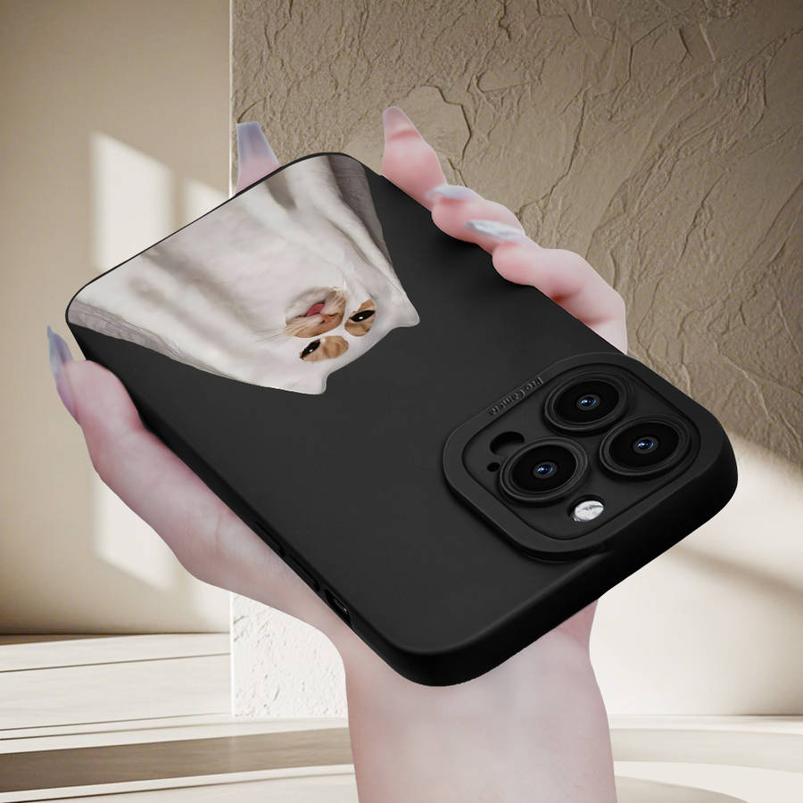 1Pc Black For iPhone 16 Pro Phone Case Phone Cover