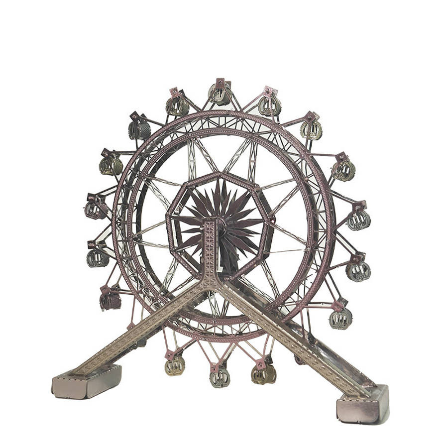 Building Toy Architectural Model Toy Set Color Ferris Wheel  Without Tools