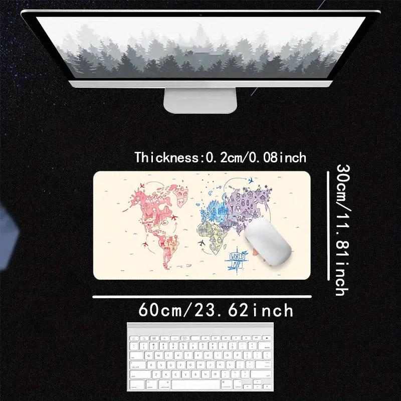 Mouse Pad Size 16X32 Inch