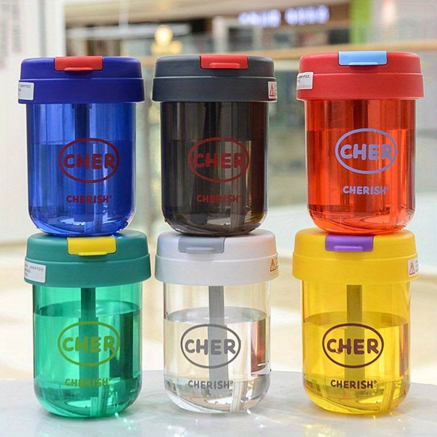 Water Cup Color White   Straw B301