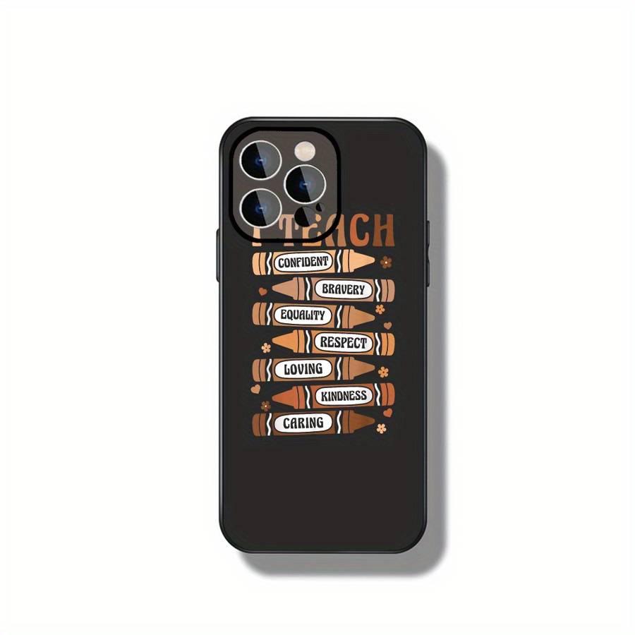 1Pc Ivory White For iPhone 15 Plus Symbolize Teaching Values Phone Case