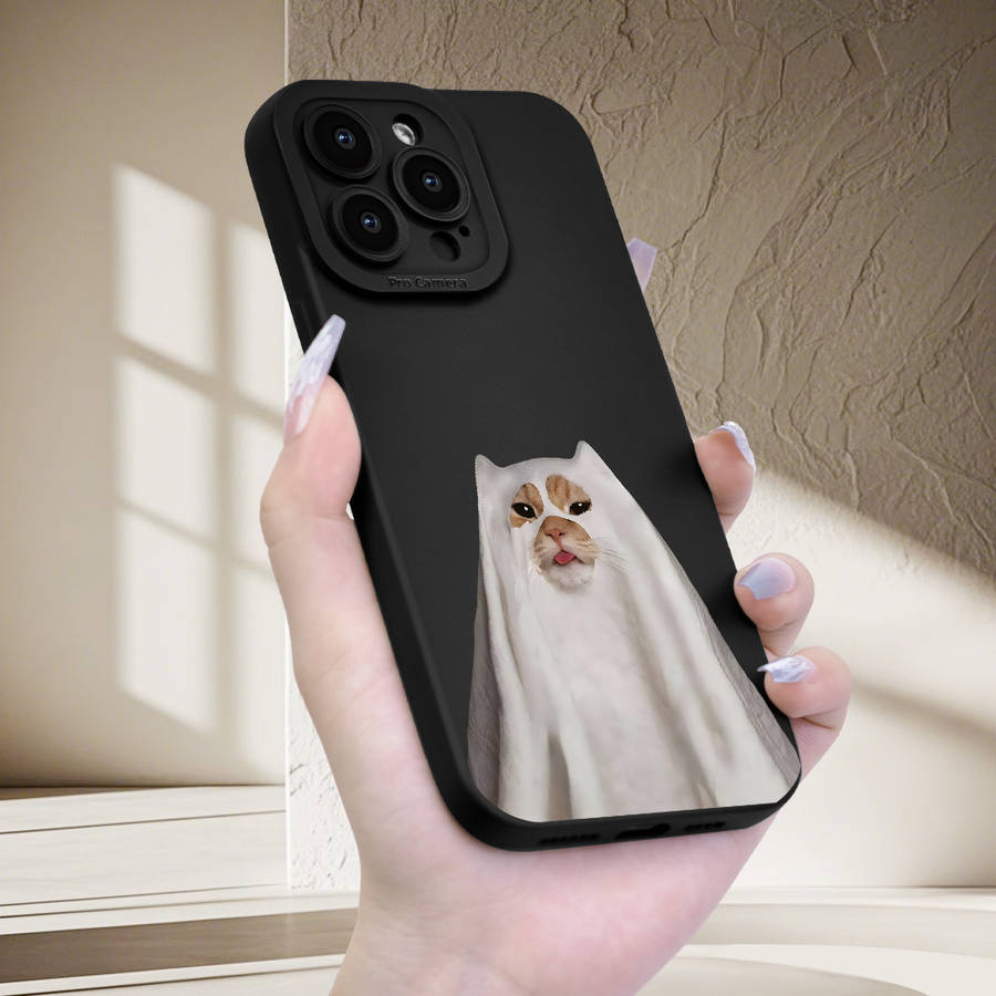 1Pc Black For iPhone 16 Pro Phone Case Phone Cover