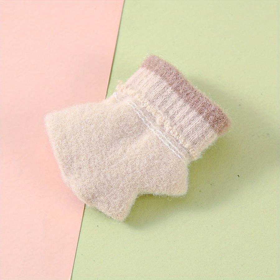 Winter Gloves Color Beige Color Size 1 To 4Y