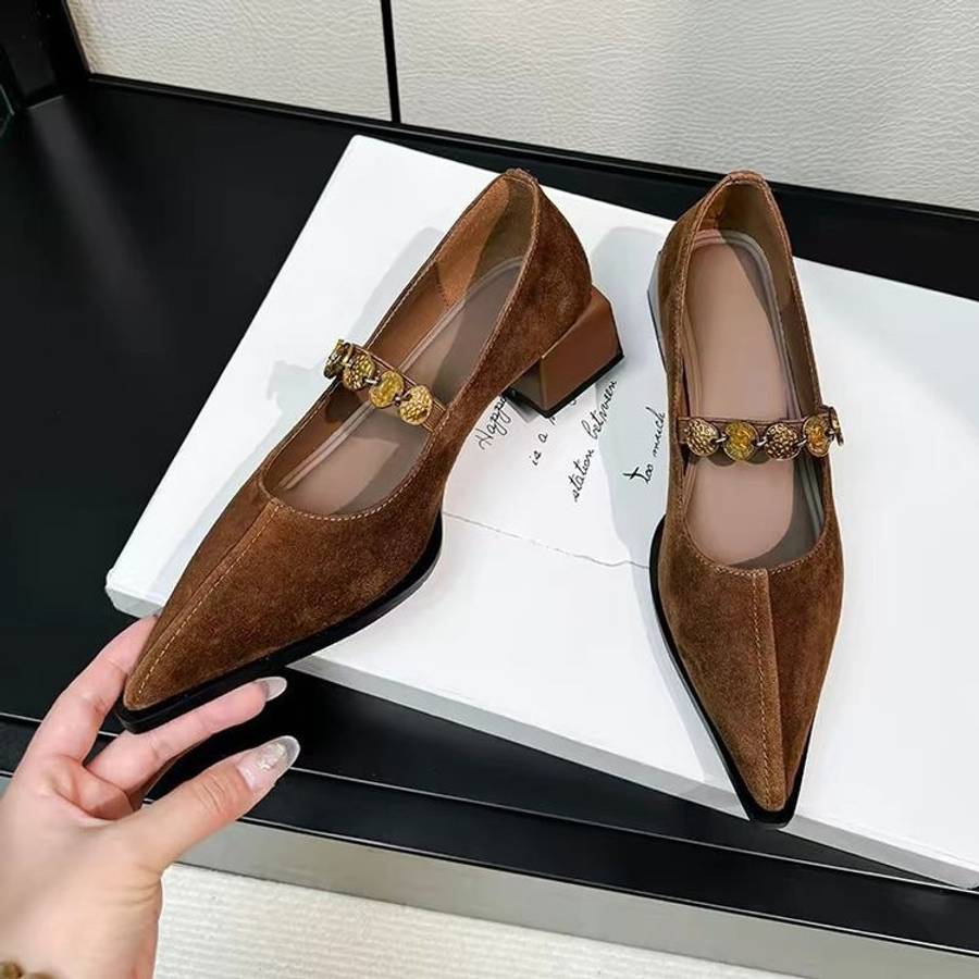 Women S High Heels Color Brown Sizeuk 4