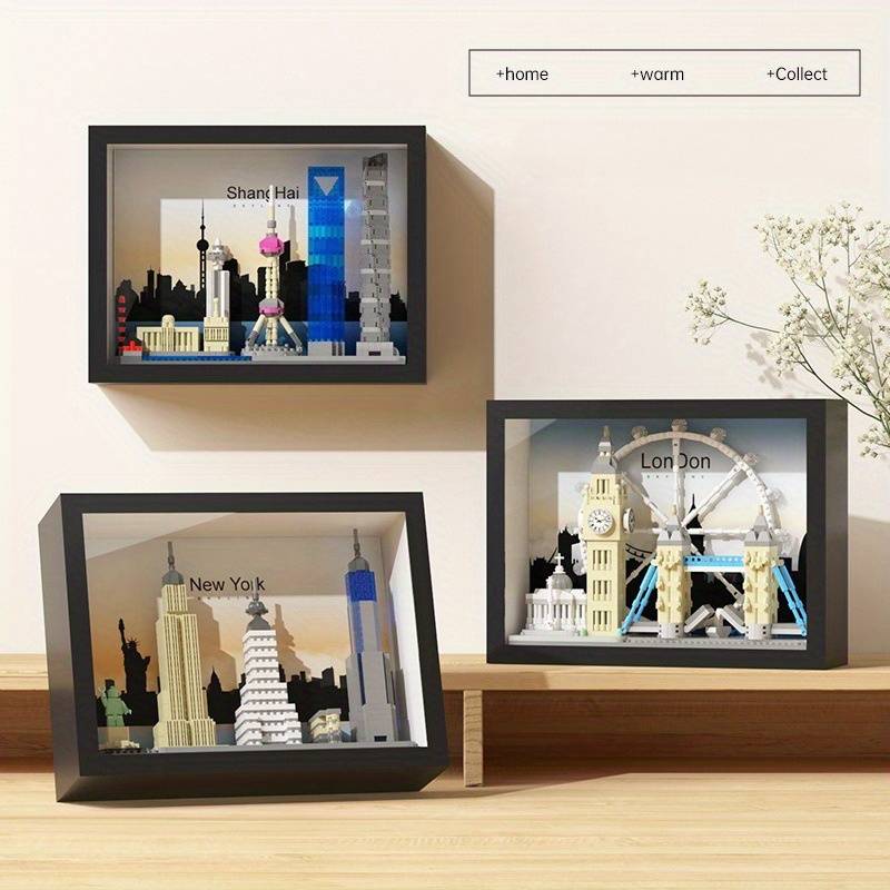 Building Toy Architectural Model Toy Set Color Paris Skyline