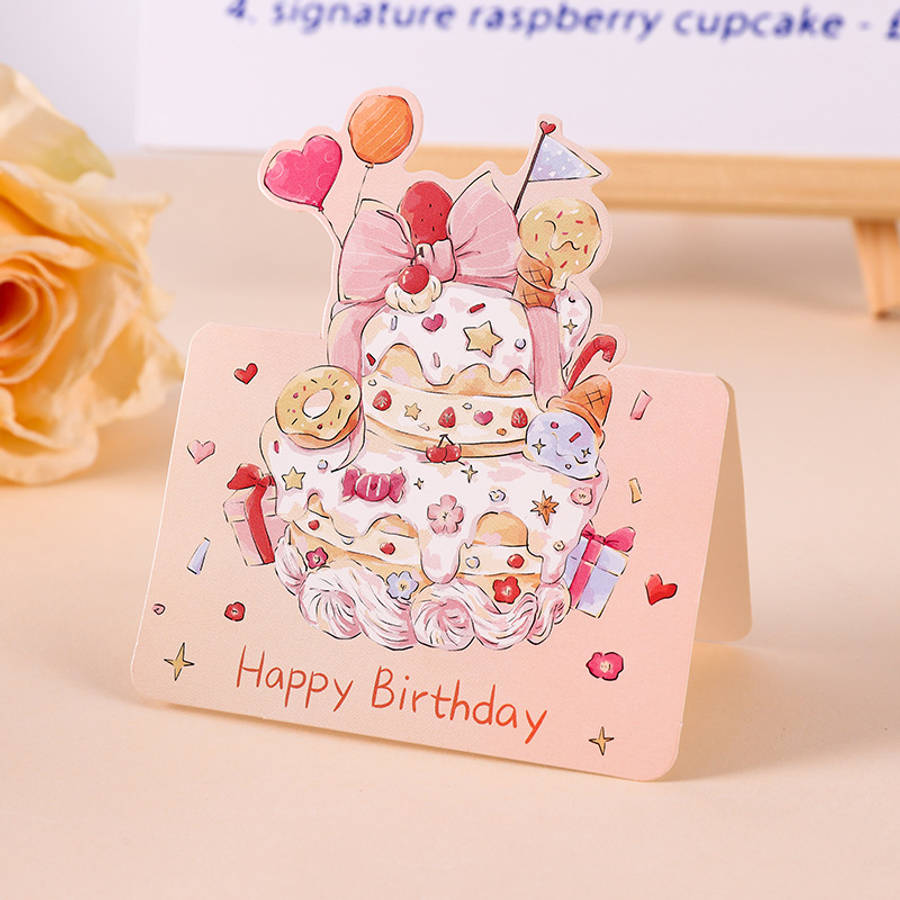 Greeting Cards Color Style5 Size 10Pcs