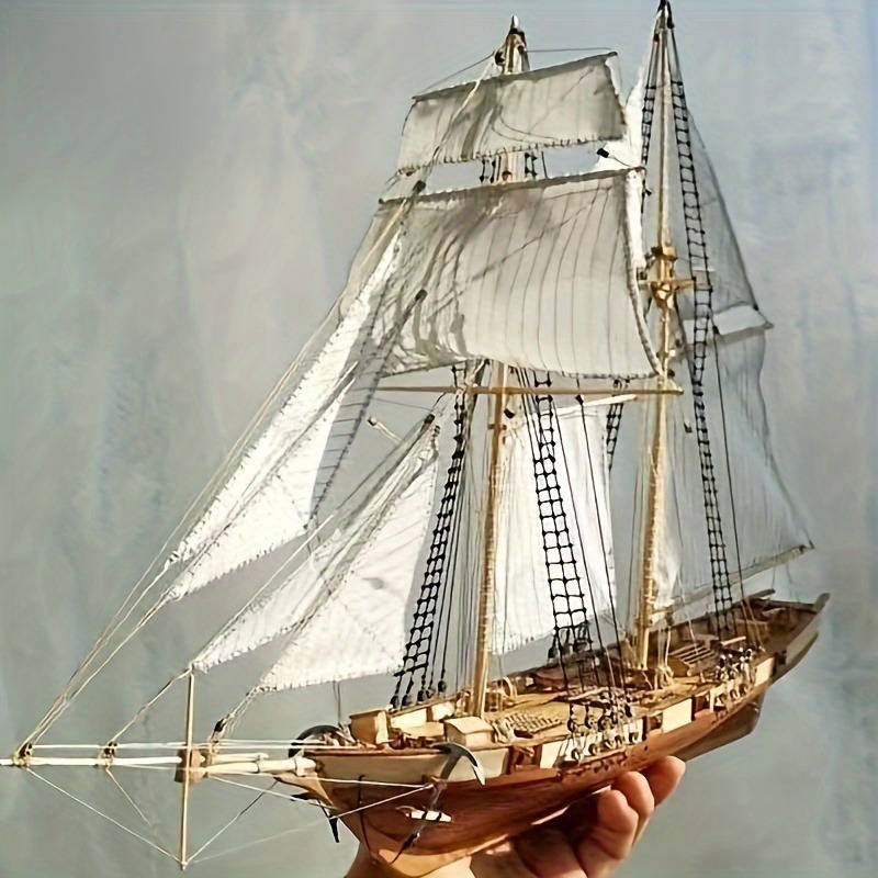 3D Jigsaw Puzzle Model Ship Color Wooden