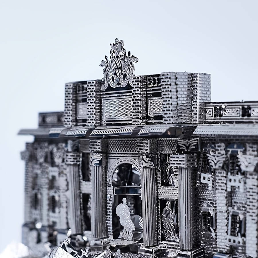 3D Building Model Puzzle Set Color Color