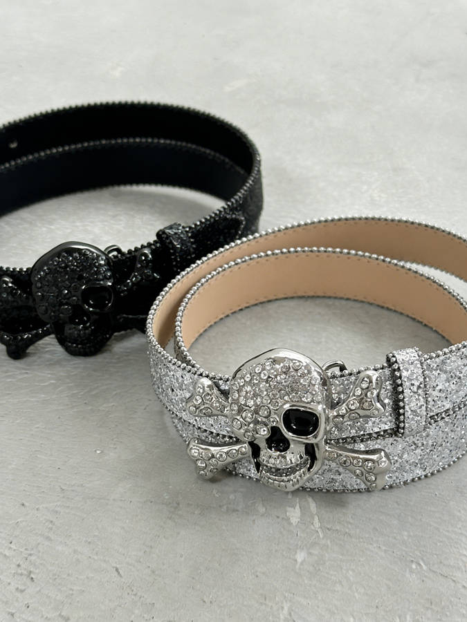 Belt Color Texture Silvery Size 112Cm