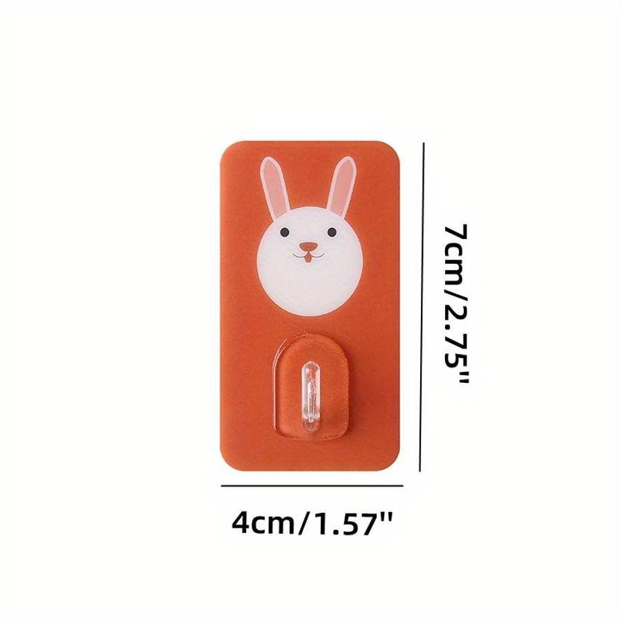 Set Of 5 Adorable Cartoon Wall Hooks That Are Adhesive And Items Random