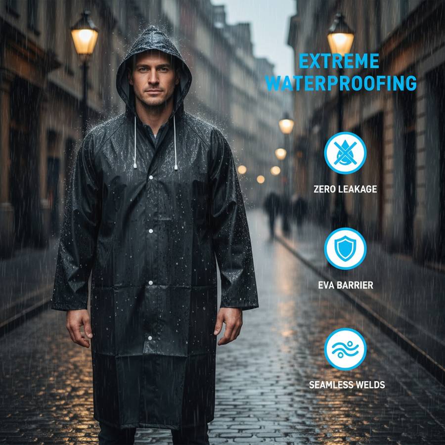 Raincoat Standard Size Universally Applicable Style Men'S And Women'S Universal Windproof Ride